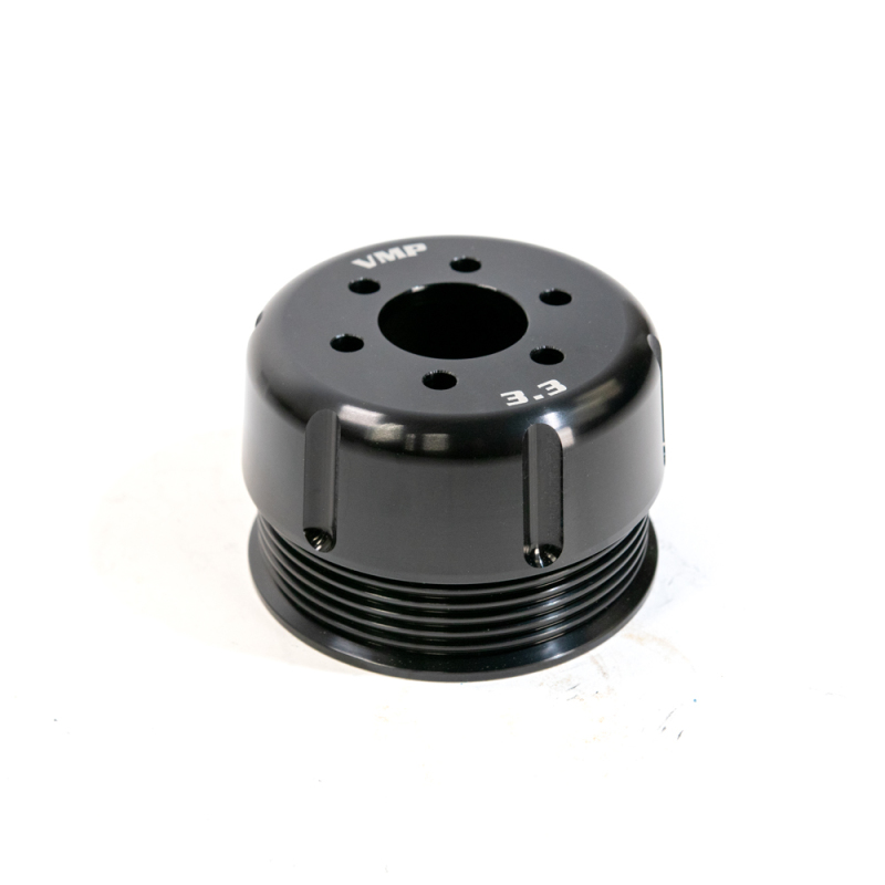 Ford Mustang Supercharger Pulley - VMP Performance - 3.3in 6-Rib - Black anodized - `11-`27
